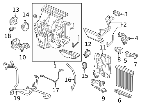 Condenser, Compressor & Lines for 2017 Acura TLX #1