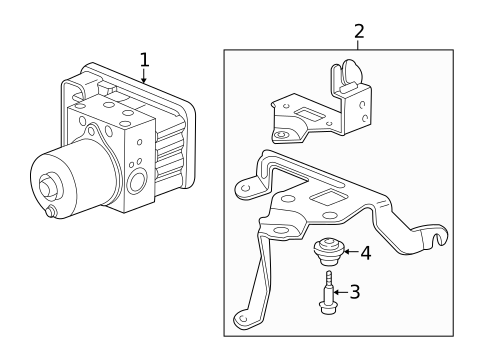 Anti-Lock Brakes for 2005 Honda Element #2