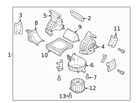 Blower Motor & Fan for 2016 Subaru Forester #0