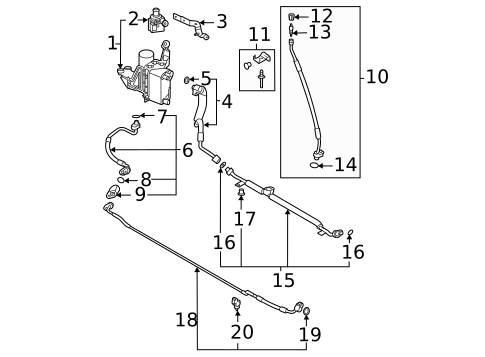 A/C Condenser & Evaporator for 2020 Audi A8 Quattro #1