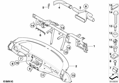 Instrument Carrier / Mounting Parts for 2005 BMW Z4 M3.2 #0
