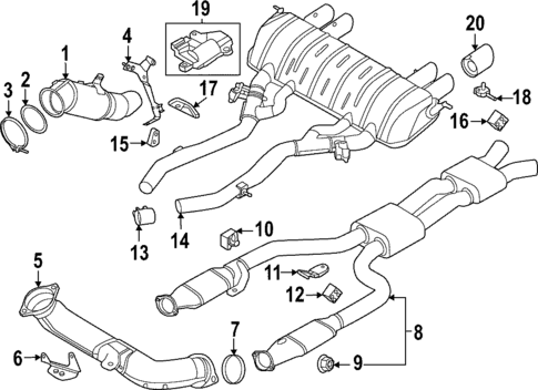 Exhaust Manifold for 2024 BMW M3 #1