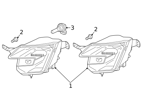 Fog Lamps for 2017 Ford Police Interceptor Utility #0