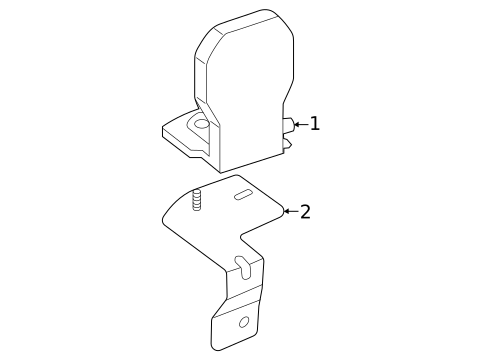 Antenna & Radio for 2024 Audi A3 Quattro #2