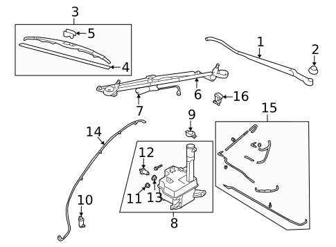 Wipers for 2010 Hyundai Genesis Coupe #1