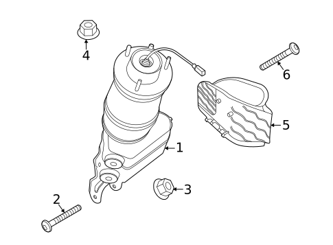Struts & Components for 2022 Porsche Taycan #1