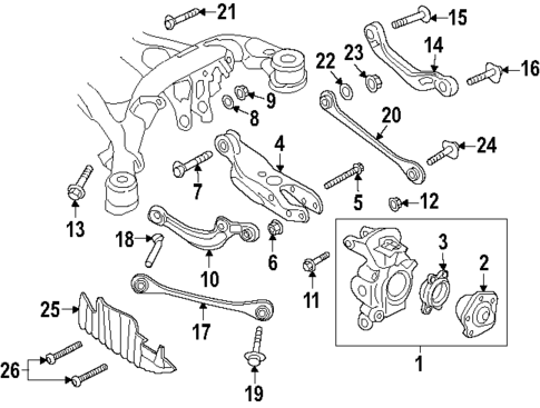 Rear Suspension for 2025 Audi SQ7 #0