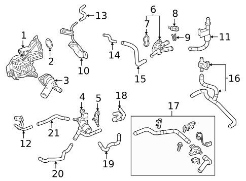 Radiator & Components for 2018 Toyota Camry #3