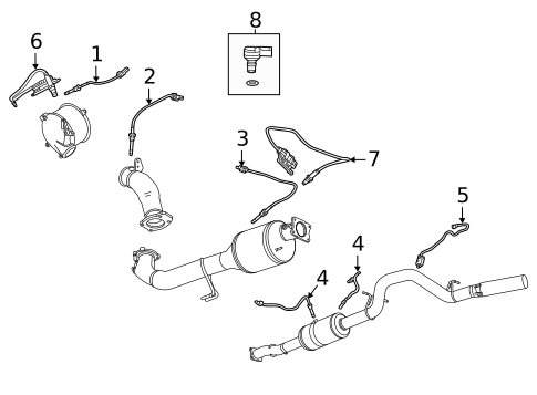 Emission Components for 2024 Chevrolet Silverado 2500 HD #1