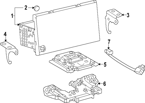 Navigation System Components for 2024 Toyota Prius Prime #0