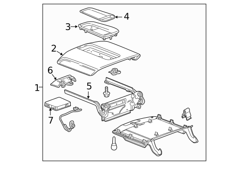 Center Console for 2020 Cadillac Escalade #3