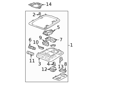 Sunroof for 2013 Cadillac XTS #0