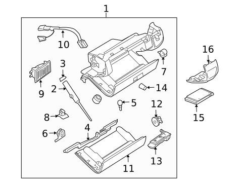 Glove Box for 2012 Porsche 911 #0