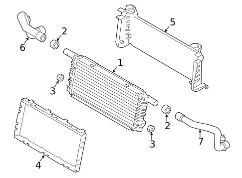 Radiator & Components for 2015 Porsche Boxster #2