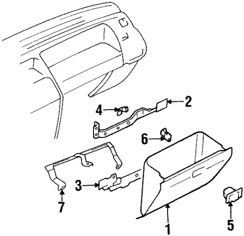 Instrument Panel for 2000 Mitsubishi Montero #1