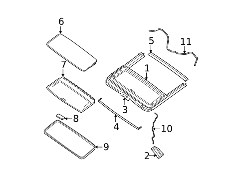 Sunroof for 2020 Nissan Frontier #0