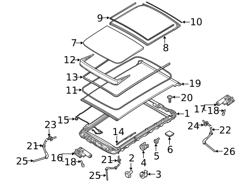 Sunroof for 2019 Volvo XC90 #2