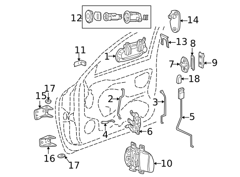 Liftgate for 1999 Dodge Durango #1
