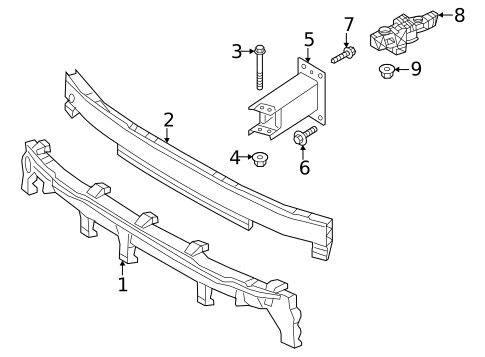 Bumper & Components - Front for 2023 Audi Q5 Sportback #1