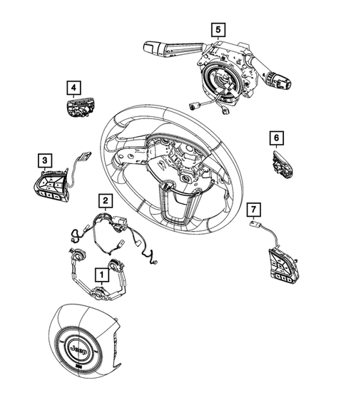 Switches for 2021 Jeep Compass #0
