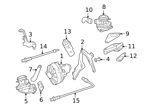 Emission Components for 2009 Mercedes-Benz R350 #0