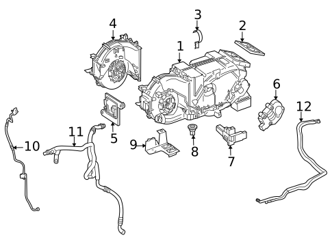 HVAC Case for 2011 Mercedes-Benz S 65 AMG® #1