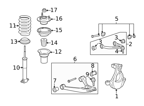 Suspension Components for 2007 Chevrolet Suburban 1500 #1