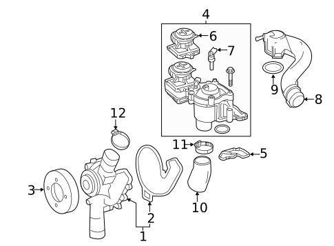 Water Pump for 2020 Mercedes-Benz S65 AMG #0