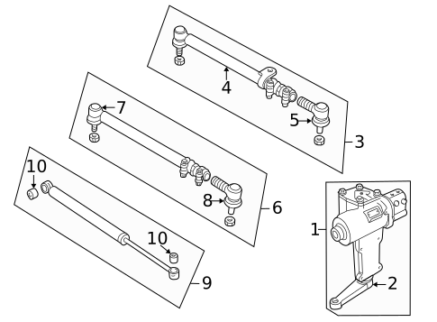 Steering Gear & Linkage for 1996 Land Rover Range Rover #1