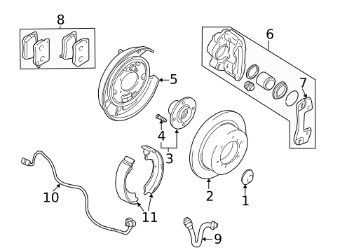 Anti-Lock Brakes for 2006 Mitsubishi Lancer #1