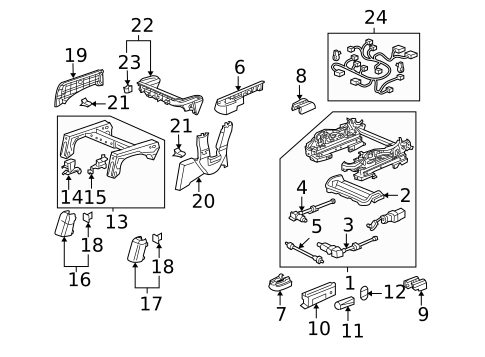 Tracks & Components for 2010 Honda Odyssey #1