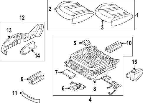 Air Bag Components for 2025 Genesis G90 #2