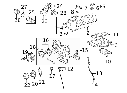 Engine Parts for 2018 Lexus RX450hL #20