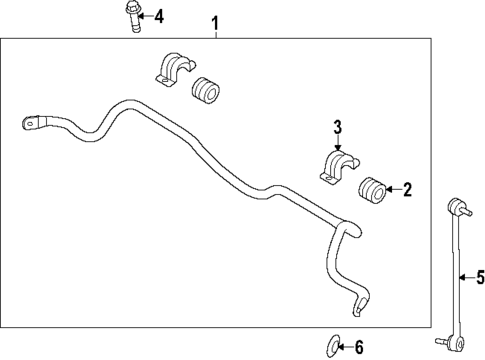 Stabilizer Bar & Components for 2024 Hyundai Santa Fe #0
