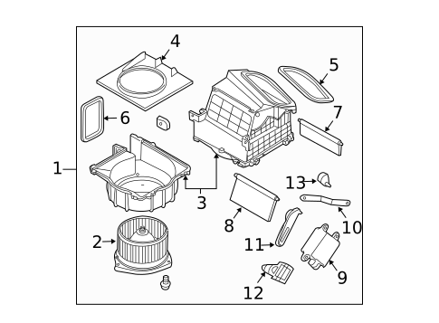 Blower Motor & Fan for 2005 Nissan 350Z #0