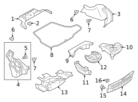 Interior Trim - Rear Body for 2020 INFINITI Q60 #0