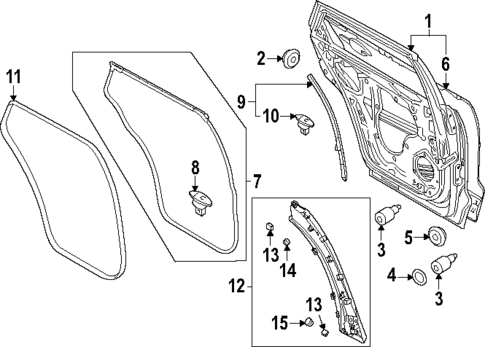 Door & Components for 2025 Mazda CX-70 #0