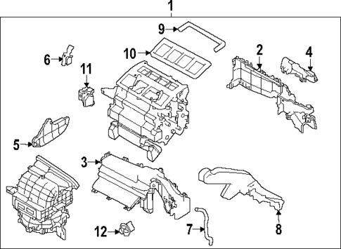 HVAC Case for 2024 Subaru Impreza #2