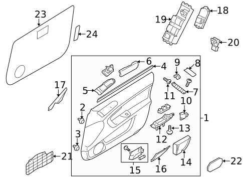 Door for 2006 Subaru Legacy #1