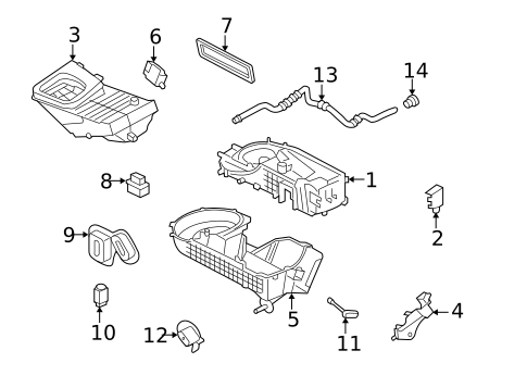 Heater Components for 2007 Ford Five Hundred #0