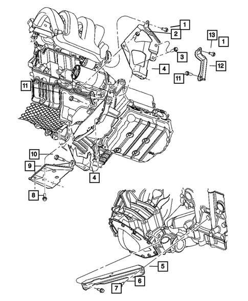 Engine Mounting for 2003 Dodge Neon #1