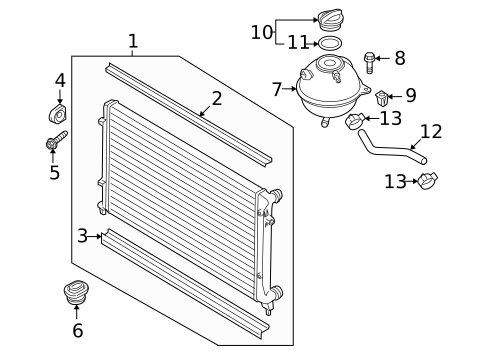 Radiator & Components for 2008 Audi TT Quattro #0