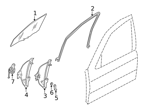 Front Door for 2002 Nissan Sentra #1