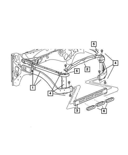 Radiator and Related Parts for 2002 Dodge Ram 1500 #1