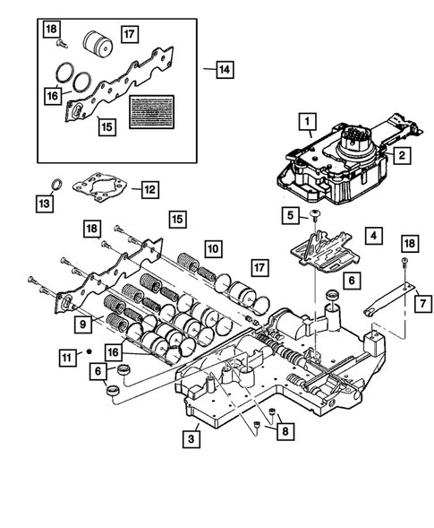 Valve Body for 2003 Jeep Liberty #0