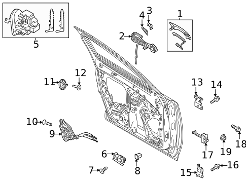Lock & Hardware for 2023 Mazda MX-30 EV #3