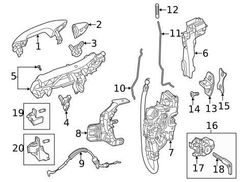 Lock & Hardware for 2021 Mercedes-Benz AMG GT Black Series #4