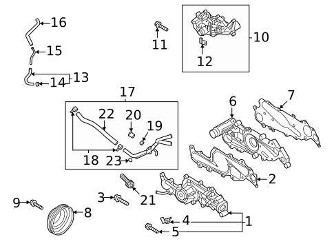 Water Pump for 2023 Genesis G80 #0