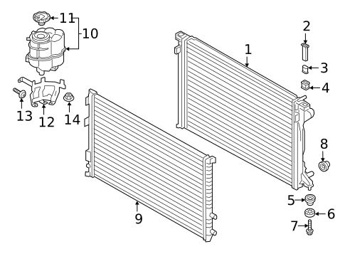 Intercooler for 2019 Audi RS5 Sportback #1