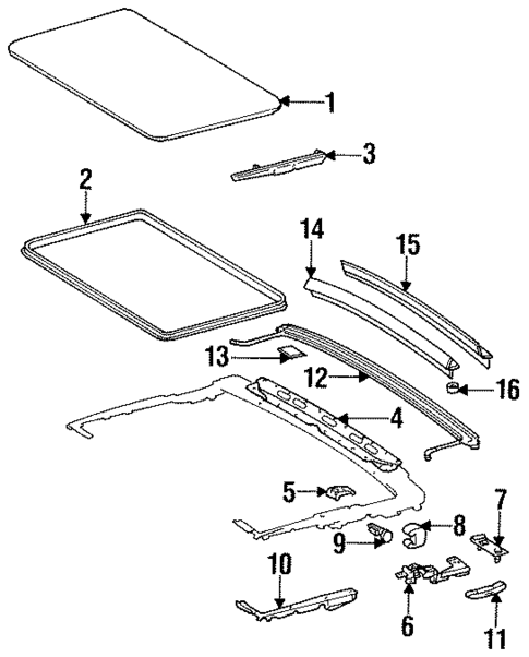 Sunroof for 1993 Mercedes-Benz 600 SEC #0